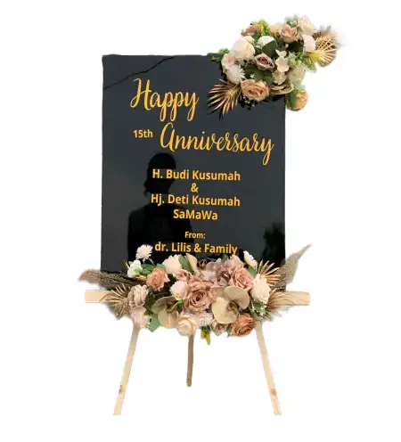 Papan Bunga Akrilik Waung